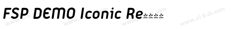 FSP DEMO Iconic Re字体转换 FSP DEMO Iconic Re字体转换